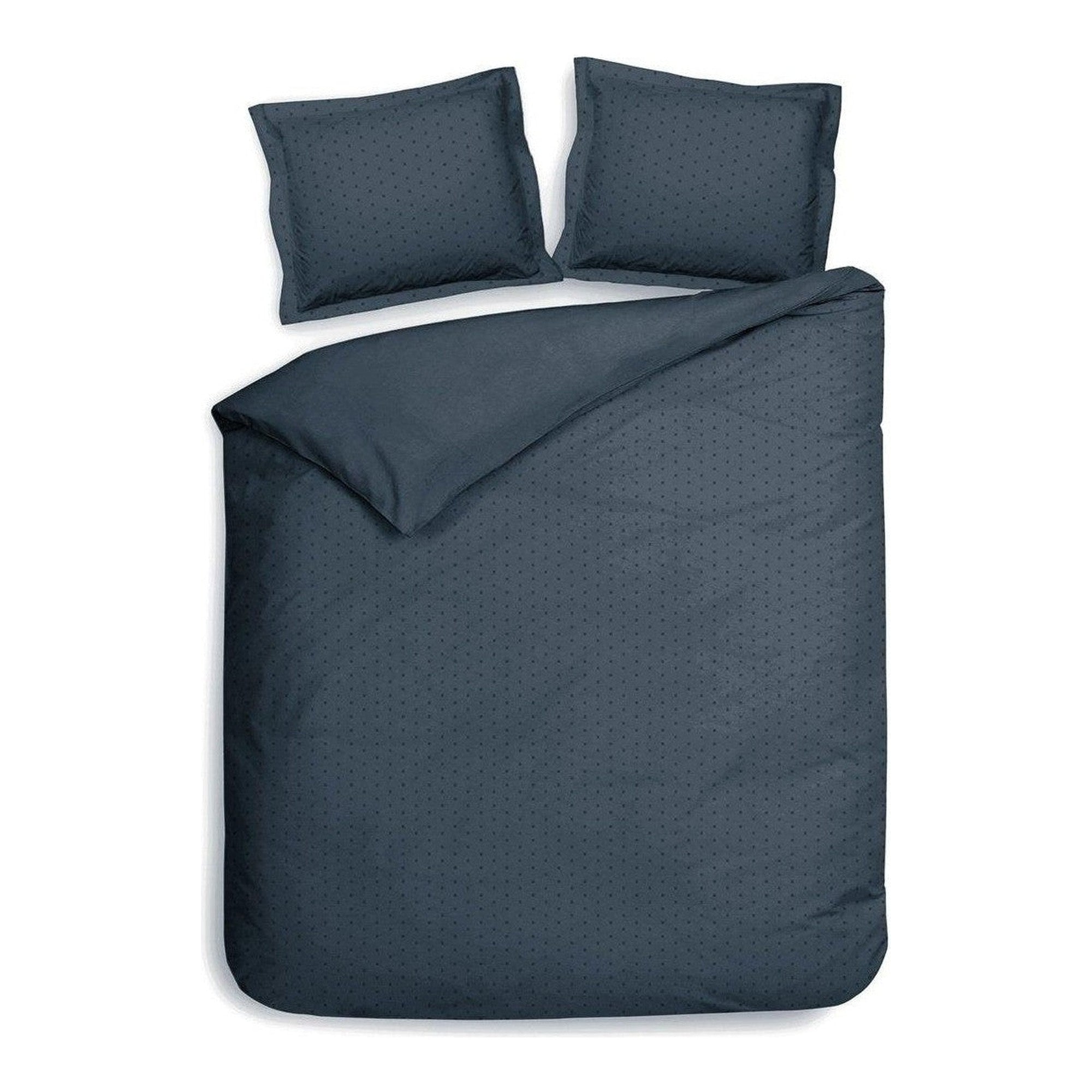 Heckettlane dekbedovertrek Punto Maritime Blue satijn