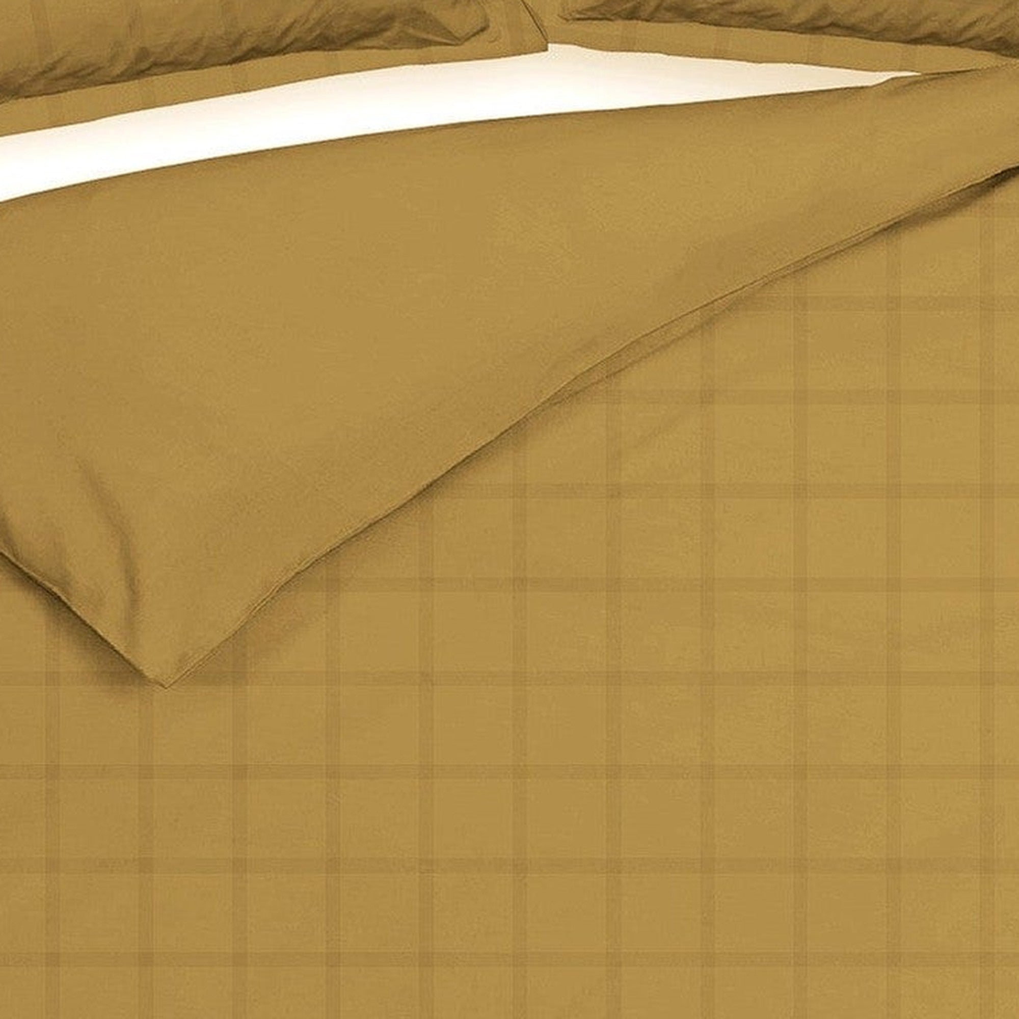 Heckettlane dekbedovertrek Diamante Amber Gold katoen-satijn
