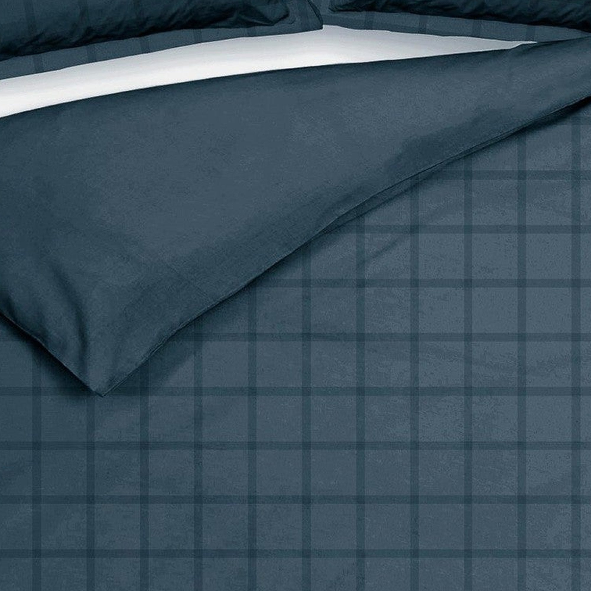 Heckettlane dekbedovertrek Diamante Maritime Blue katoen-satijn
