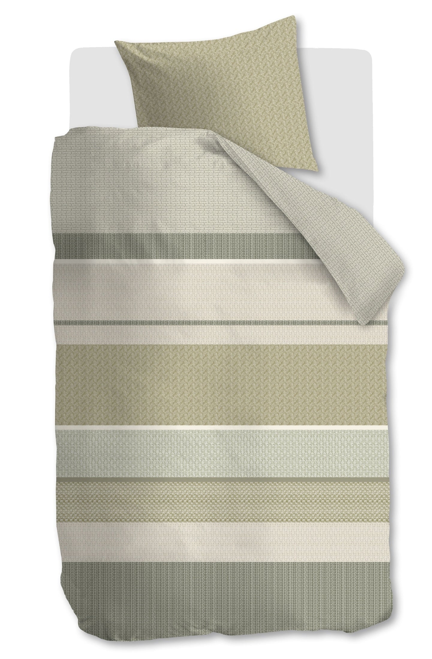 Beddinghouse Dekbedovertrek Satijn Hilde - Grey Green