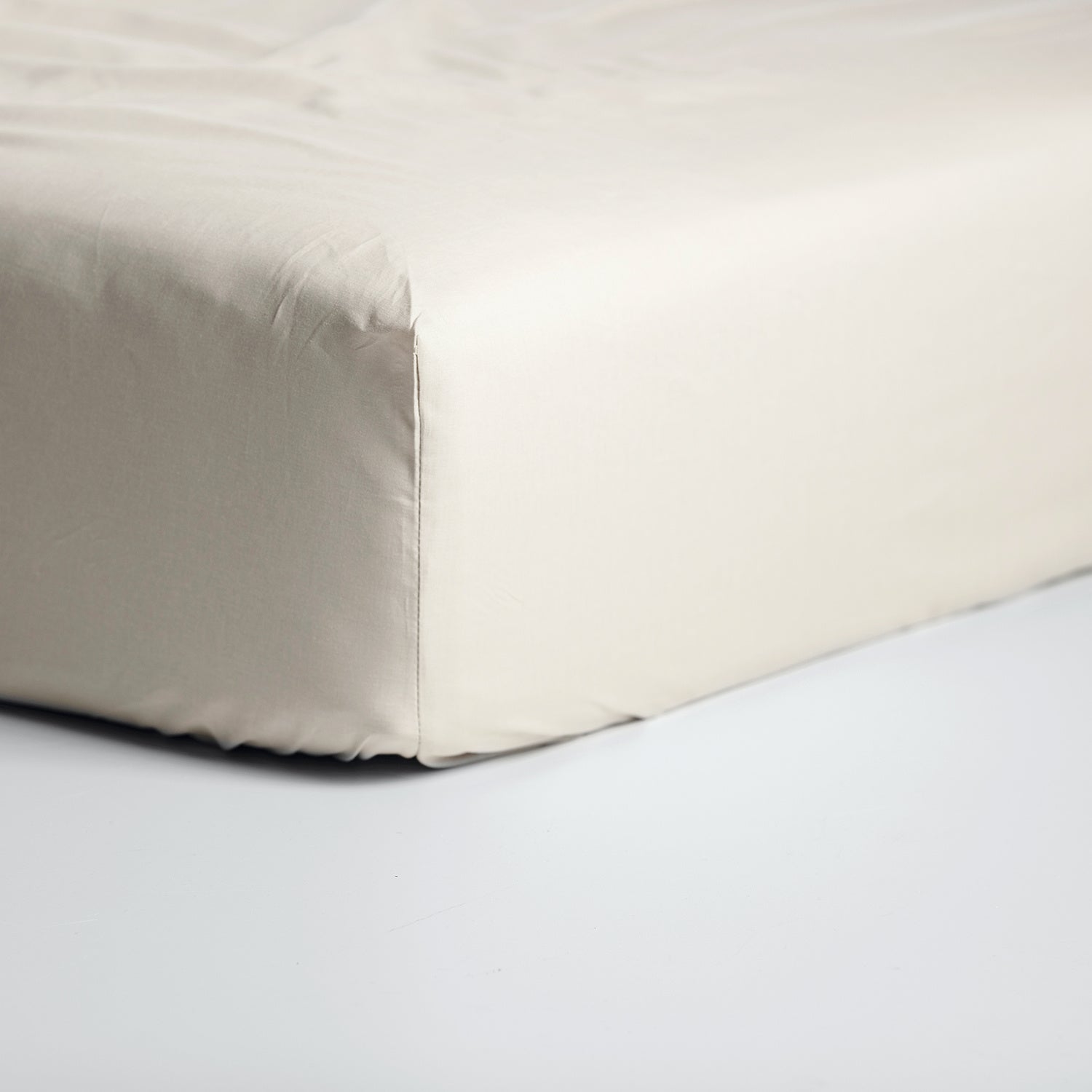 Drap-housse Cendrillon en coton Weekend Light Sand