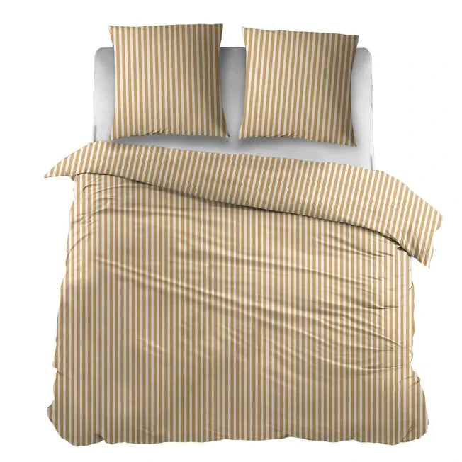Sleepnight Dekbedovertrek Flanel Iris Geel