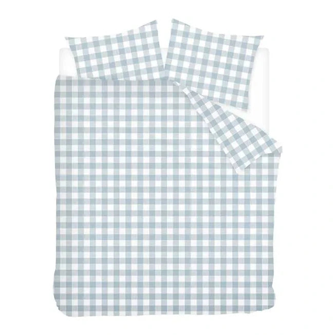 Sleepnight Dekbedovertrek Flanel Lies Blue