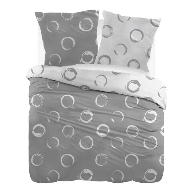 Ensemble de draps Cottons Flanelle Lieve Gris