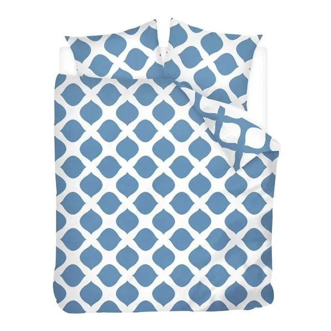 Cottons Dekbedovertrek Katoen Mia Blue