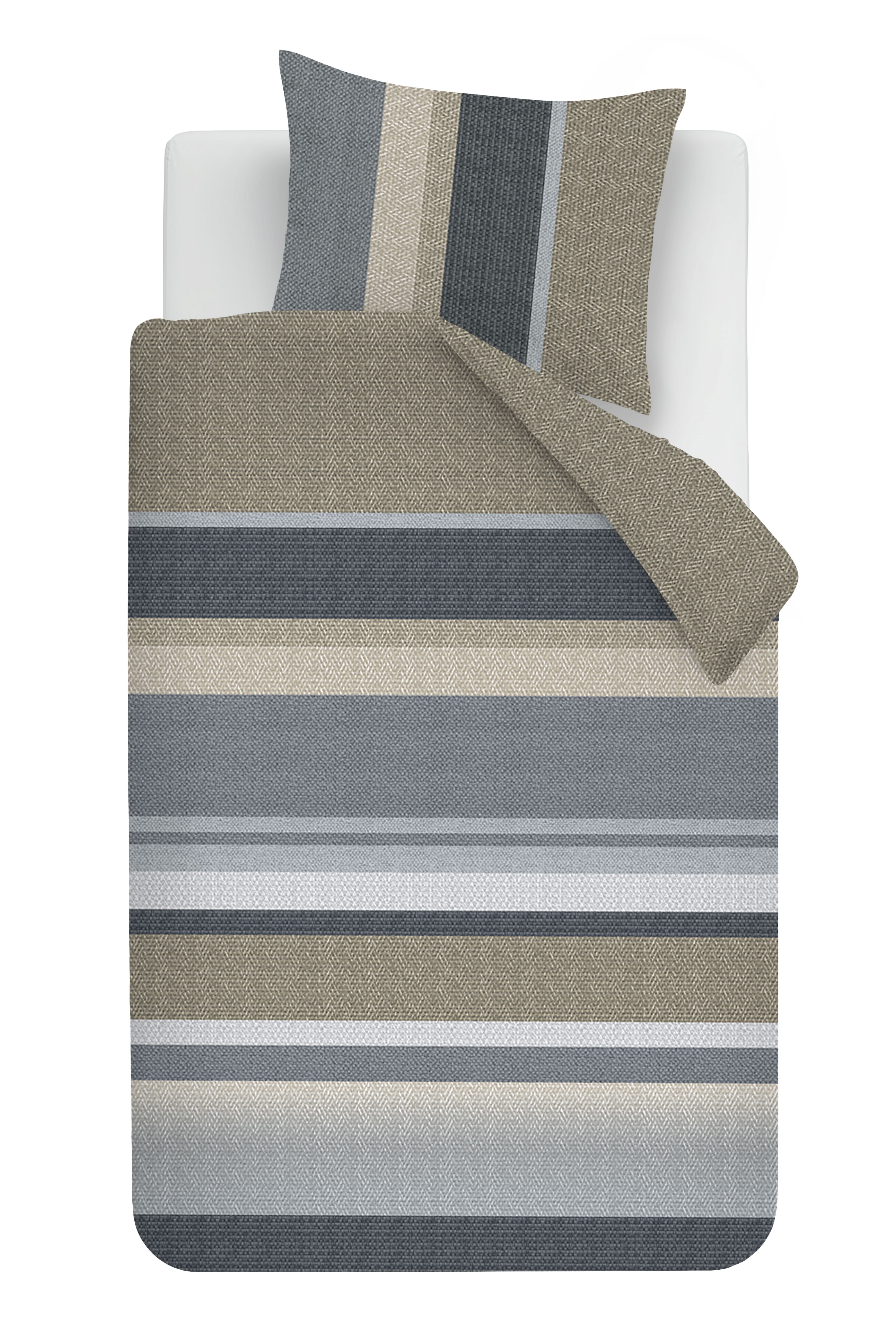 Beddinghouse dekbedovertrek flanel Nyls Blauw