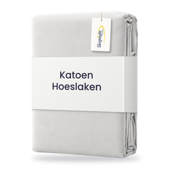 Sleepnight Hoeslaken Katoen 30 cm Grijs
