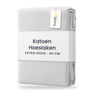 Sleepnight Hoeslaken Katoen 40 cm Grijs - verpakking