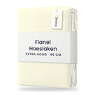 Sleepnight Hoeslaken Flanel 40 cm Ivoor - verpakking