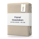 Sleepnight Hoeslaken Flanel 40 cm Café - verpakking