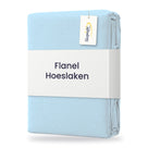 Sleepnight Hoeslaken Flanel 30 cm Hemelsblauw - verpakking