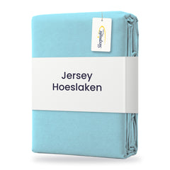 Sleepnight Hoeslaken Jersey 30 cm Hemelsblauw