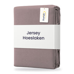 Sleepnight Hoeslaken Jersey 30 cm Taupe