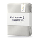 Sleepnight Hoeslaken Satijn 30 cm Grijs - verpakking