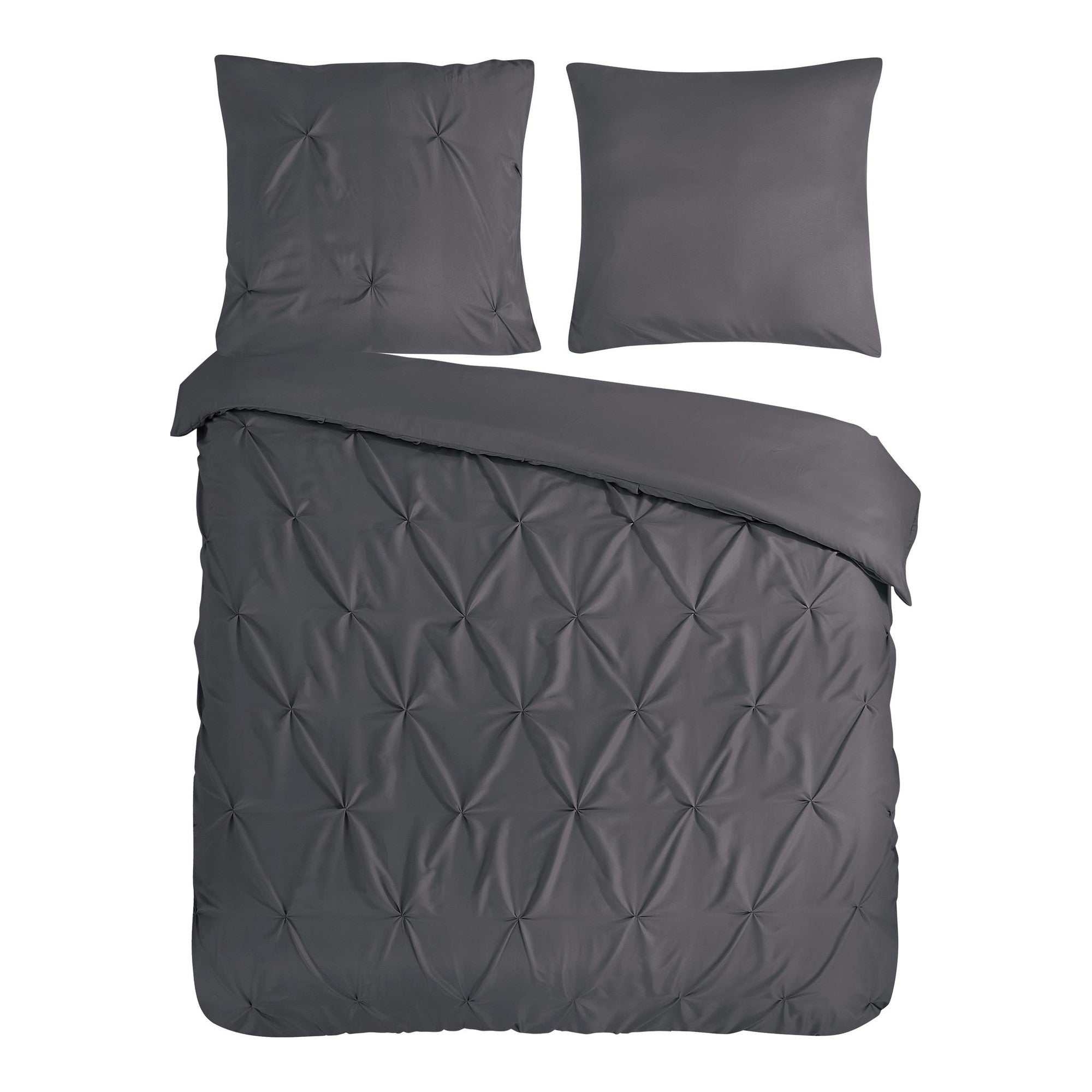 Pure dekbedovertrek Microfiber Elegance, Anthracite