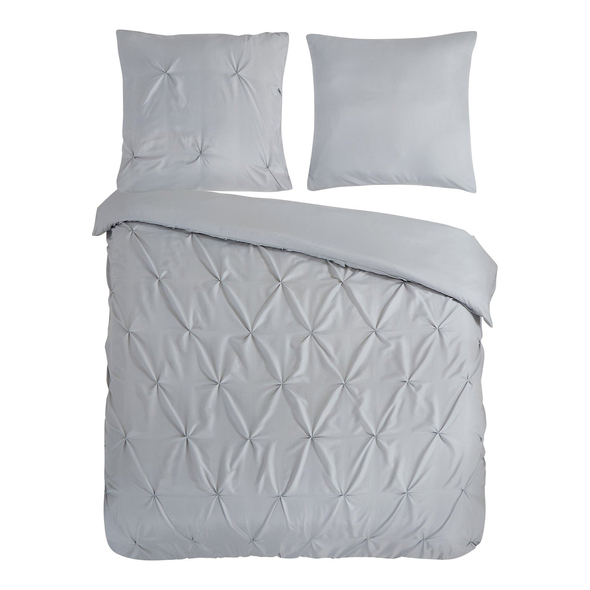 Pure dekbedovertrek Microfiber Elegance, Silver