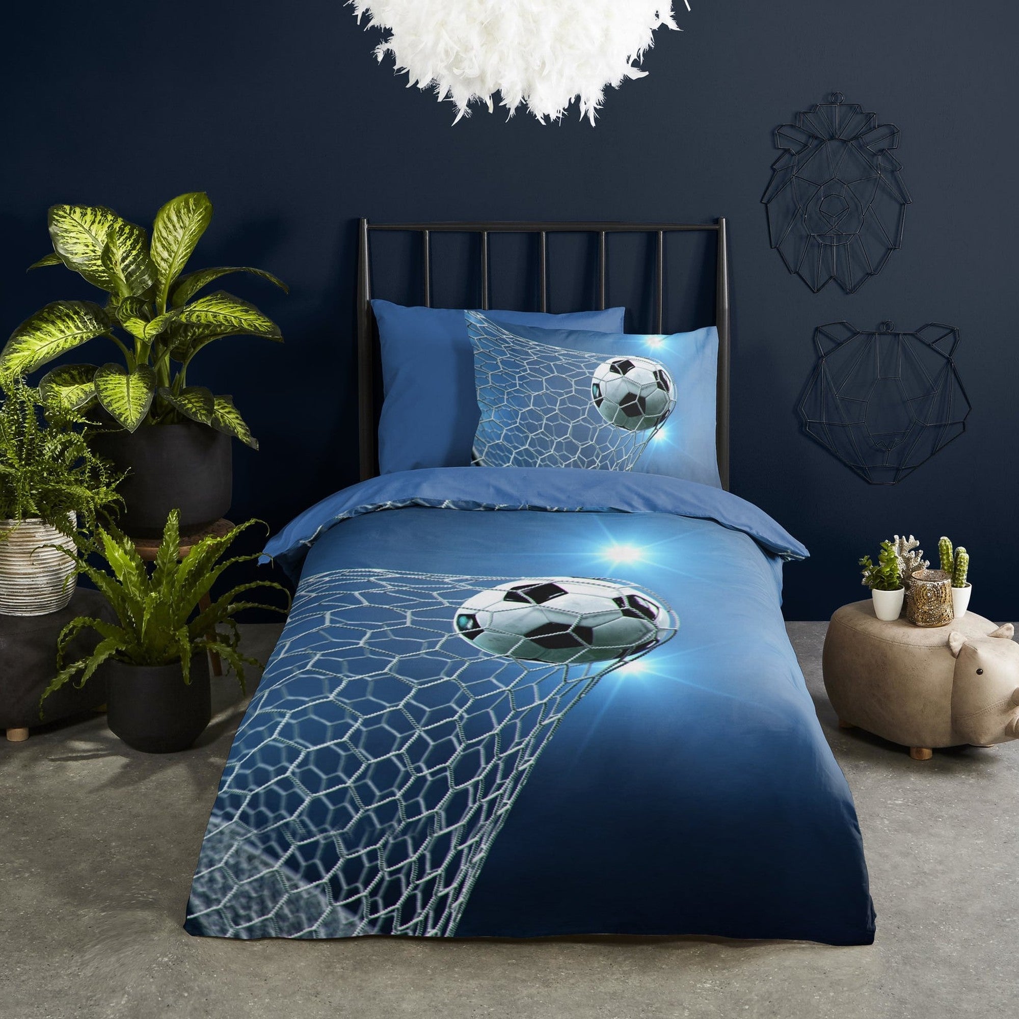 Pure Dekbedovertrek Microfiber Fans Blauw