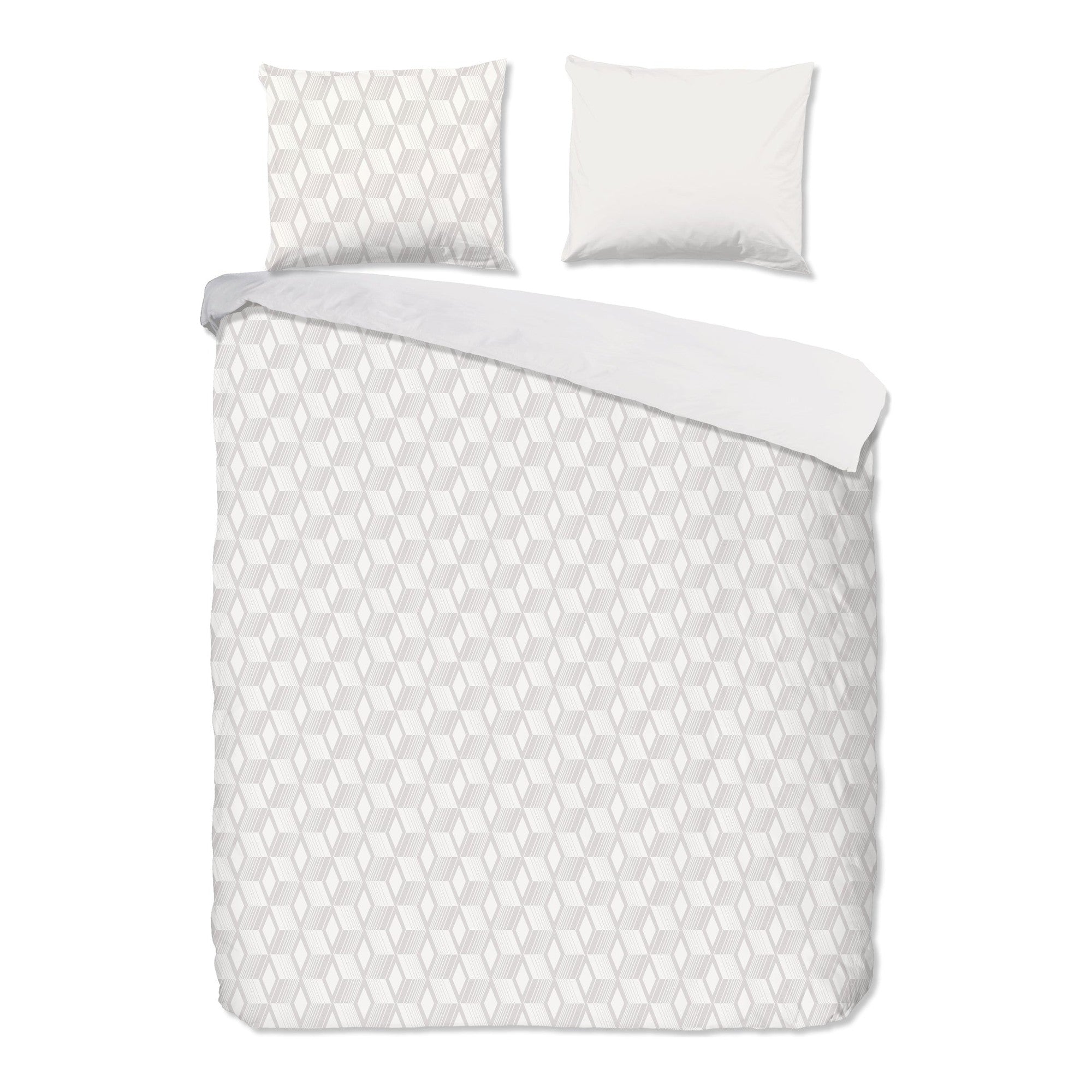 Pure dekbedovertrek Microfiber Gouda, White Sand