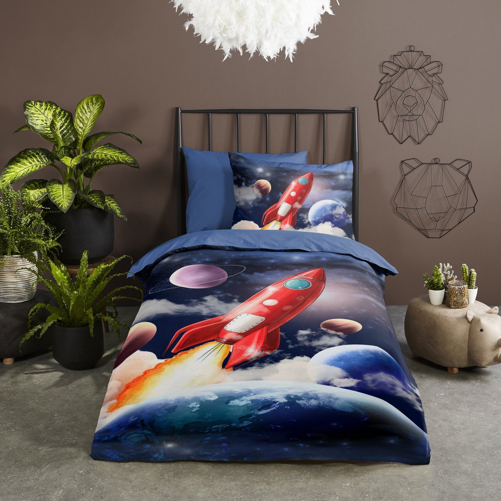 Pure Dekbedovertrek Microfiber Rocket Blauw