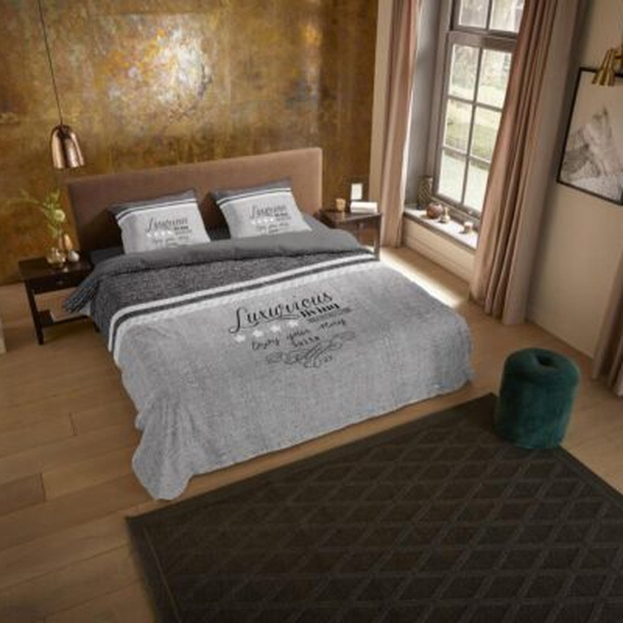 Pure Dekbedovertrek Microfiber Suite - Grey