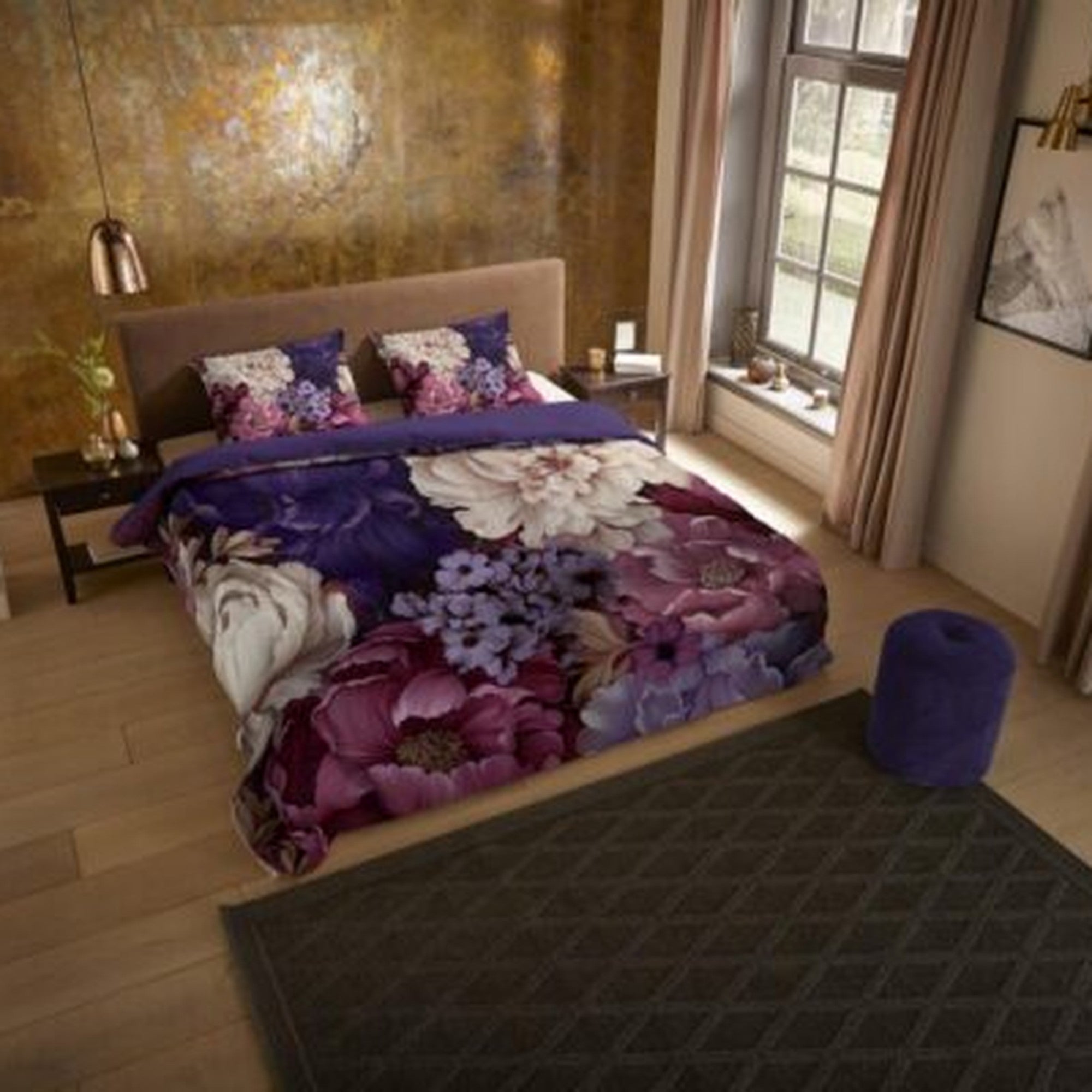 Pure Dekbedovertrek Microfiber Triade - Purple