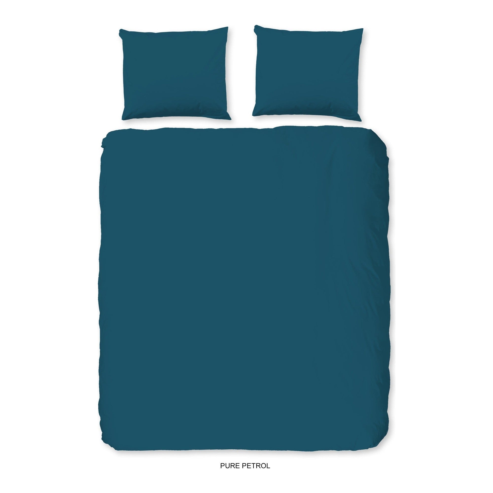 Pure dekbedovertrek Microfiber uni, petrol