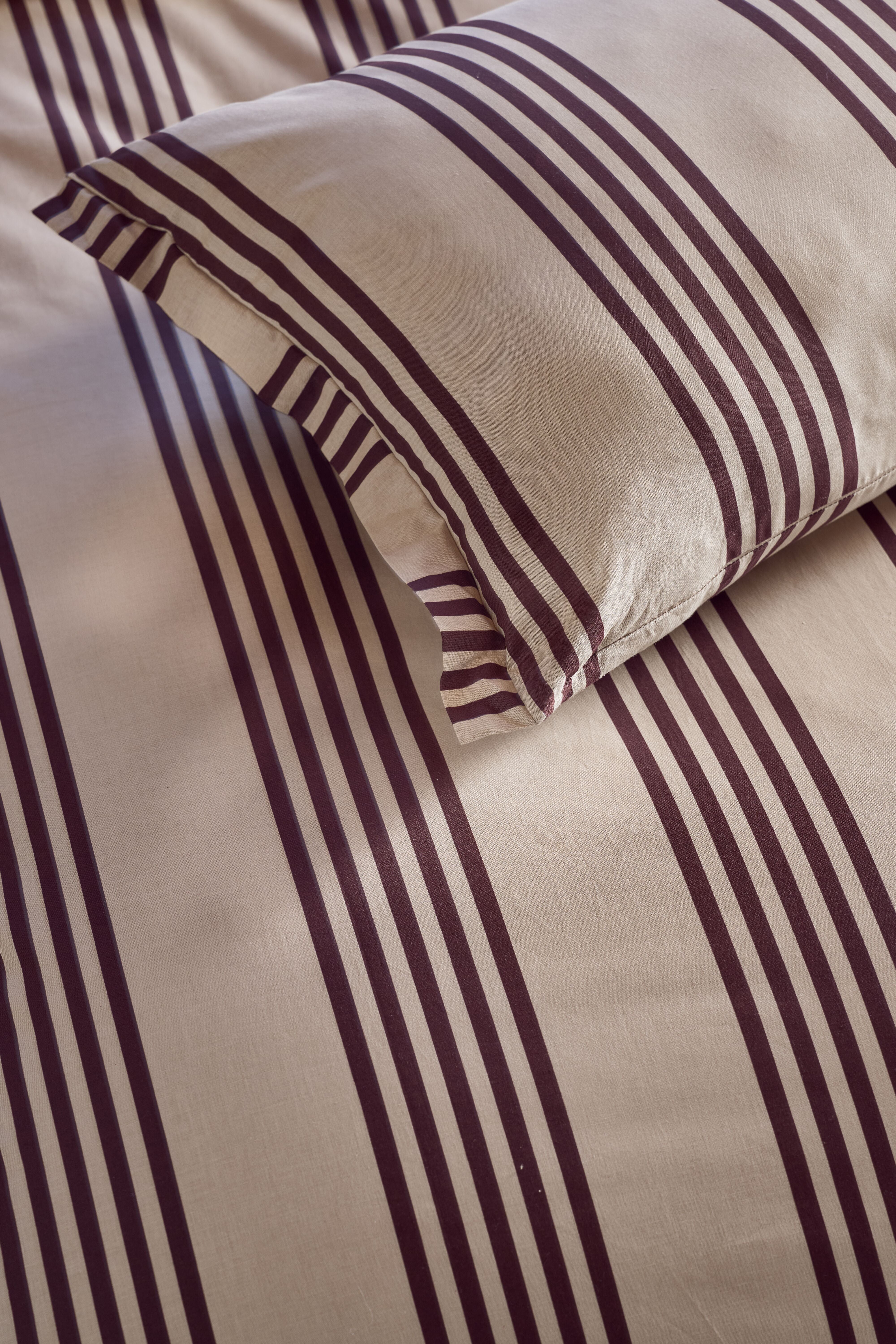 vtwonen sierkussen katoen pure stripe naturel