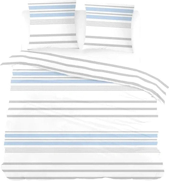 Sleepnight Dekbedovertrek Katoen Rieke Bleu