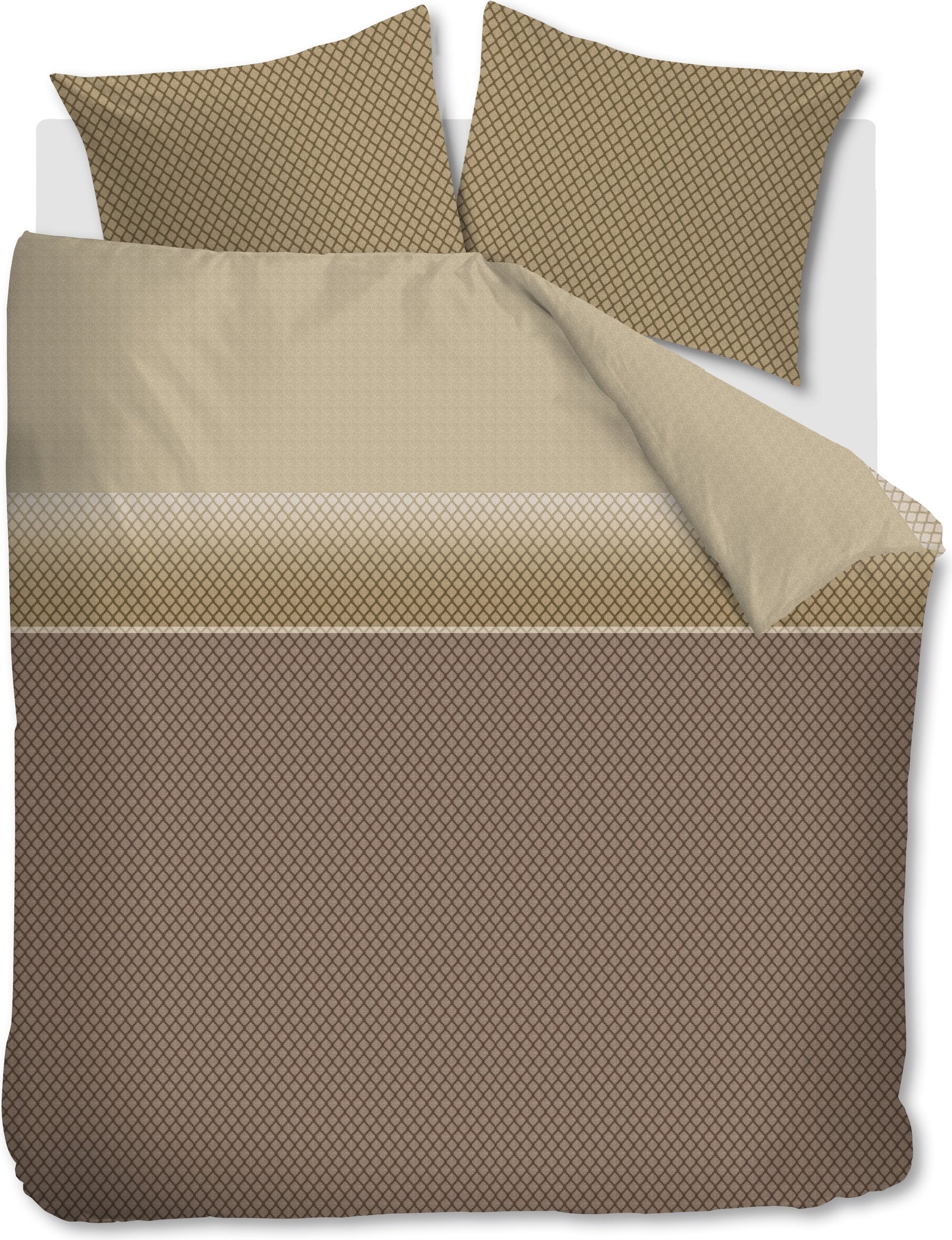 Beddinghouse Dekbedovertrek Katoen Riven - Naturel