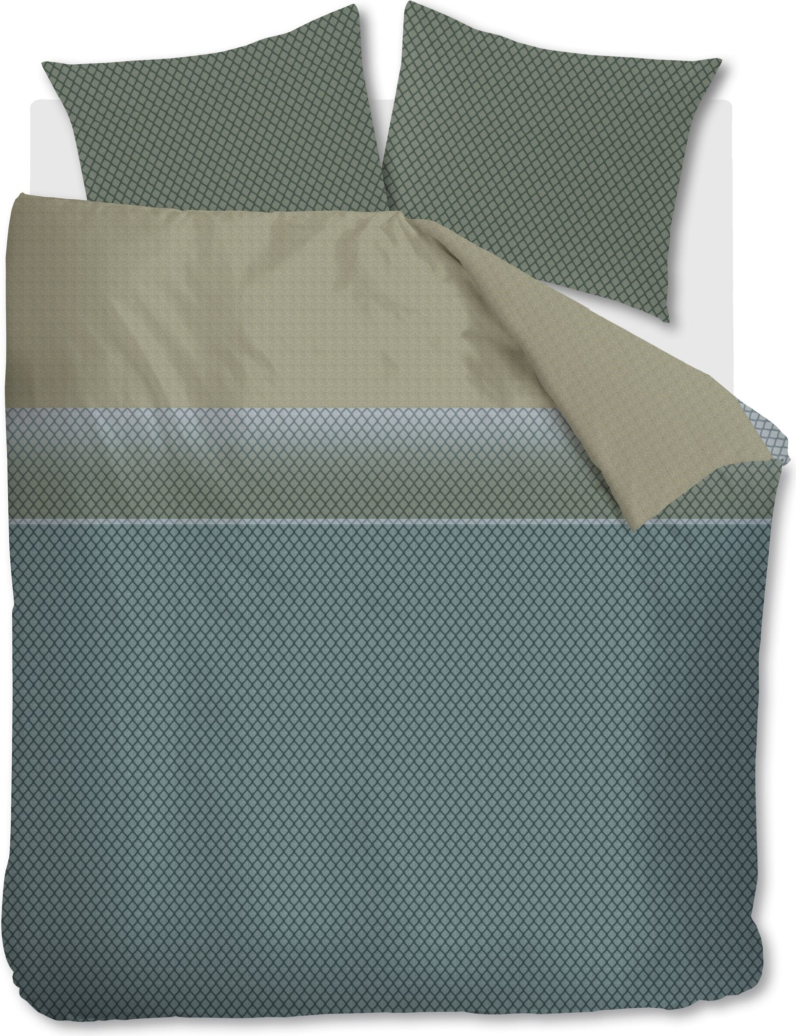 Beddinghouse Dekbedovertrek Katoen Riven - Blauw