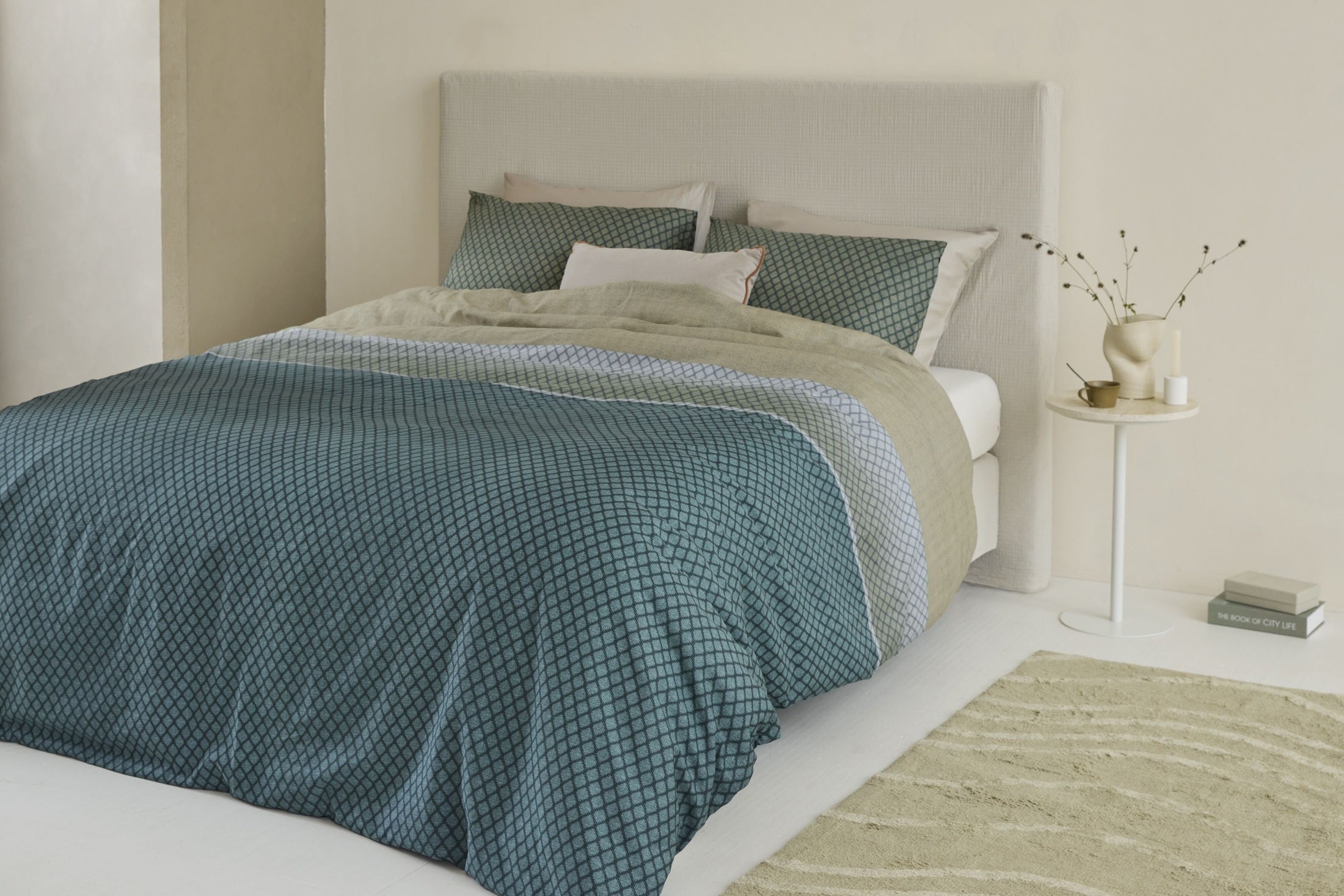 Beddinghouse Dekbedovertrek Katoen Riven - Blauw