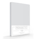 Romanette kussenslopen katoen Silver grijs (2 Stuks)