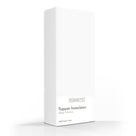 Romanette topper hoeslaken katoen wit