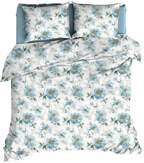 Satin d'Or Dekbedovertrek Dekbedovertrek Satijn Rafaella Blue