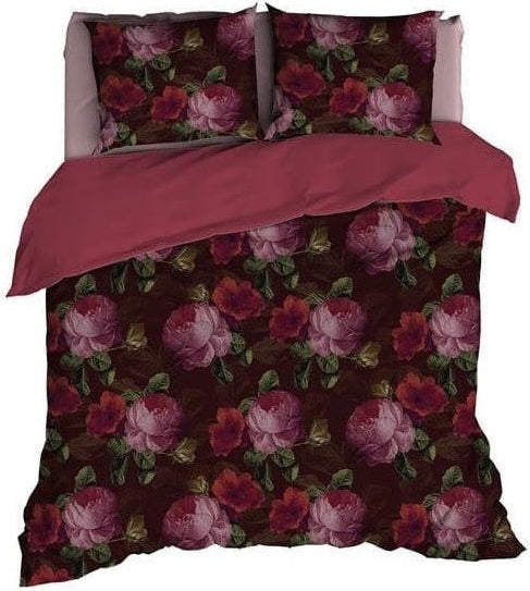 Satin d'Or Dekbedovertrek Dekbedovertrek Satijn Valeria Bordo