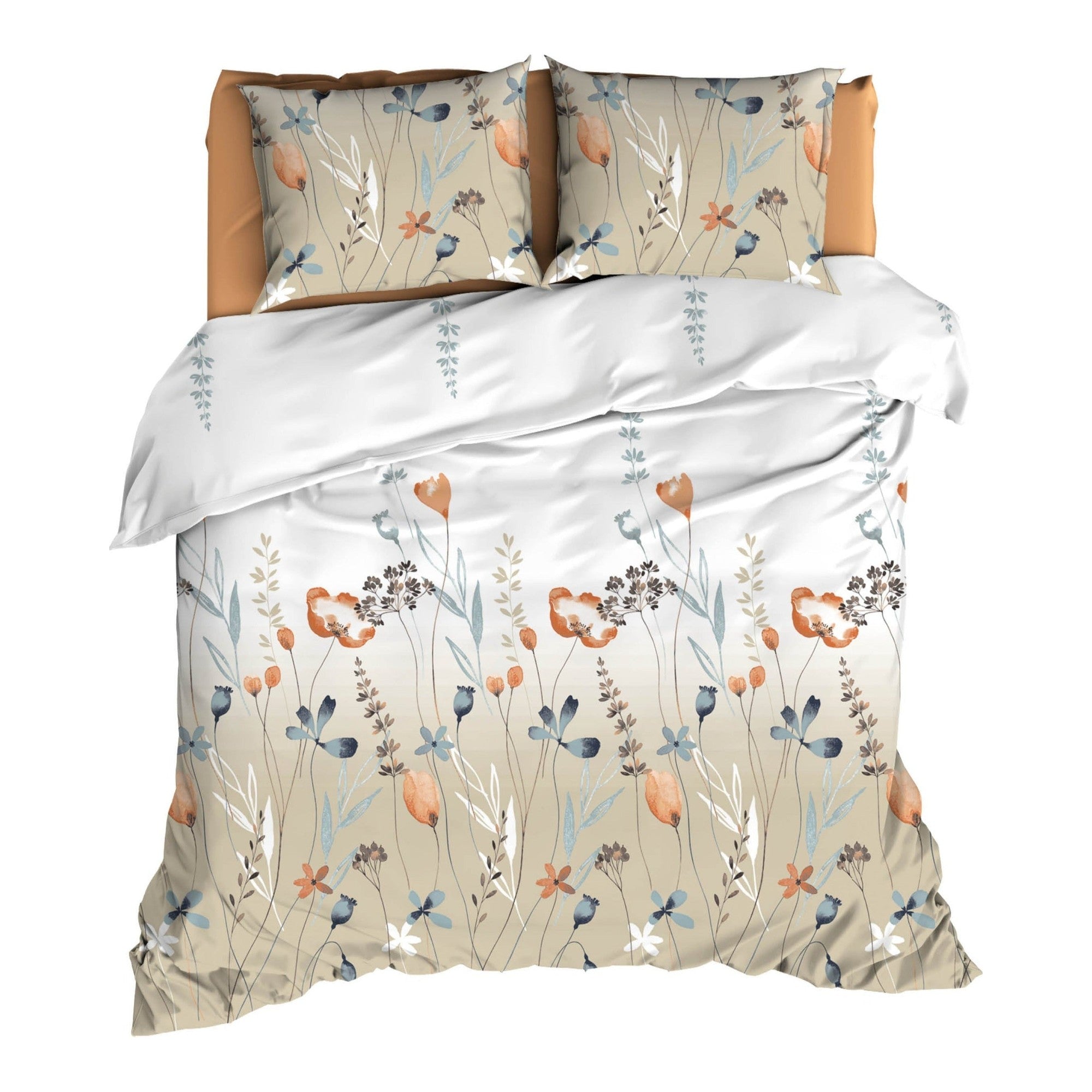 Satin d'Or dekbedovertrek satijn Zizi, beige
