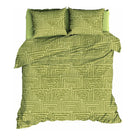 Satin d'Or dekbedovertrek Vendome satijnkatoen groen
