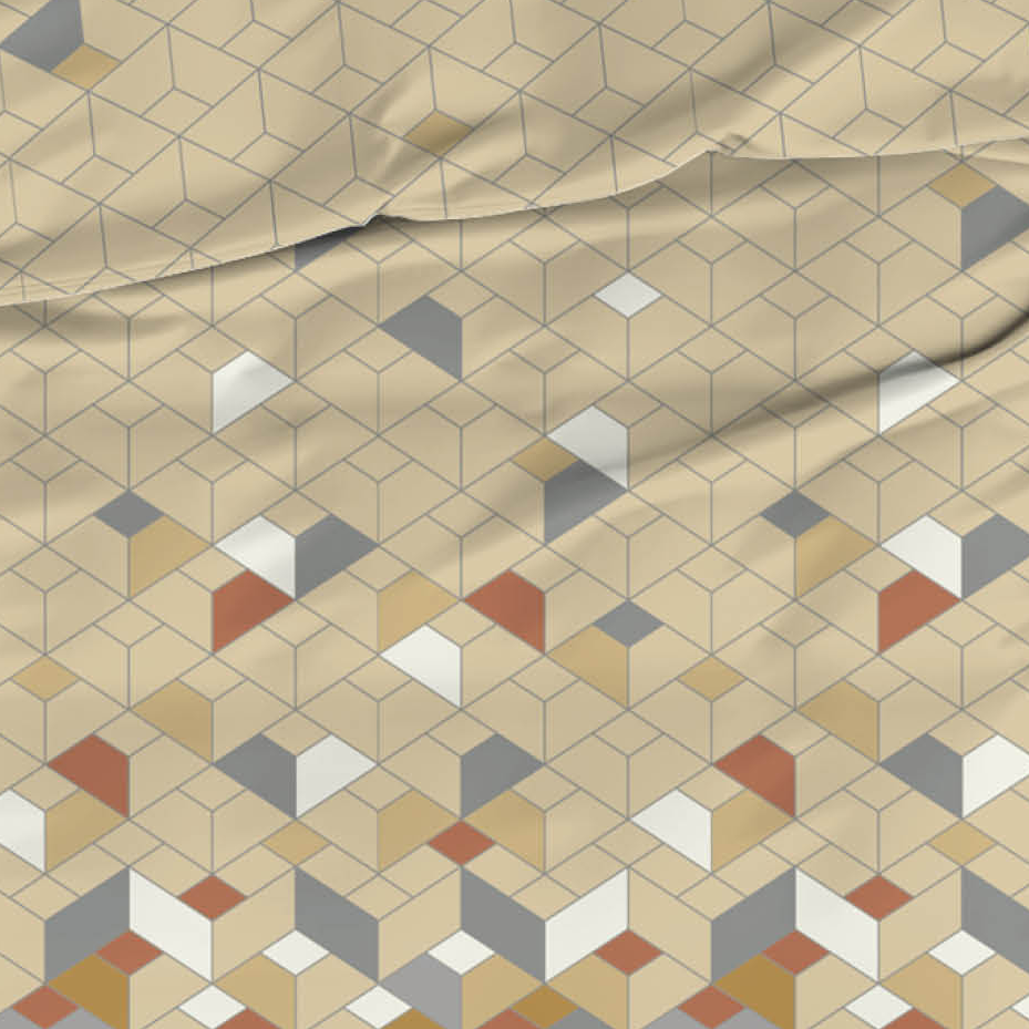 Satin d'Or Dekbedovertrek Satijn Scoop - Antra/Beige