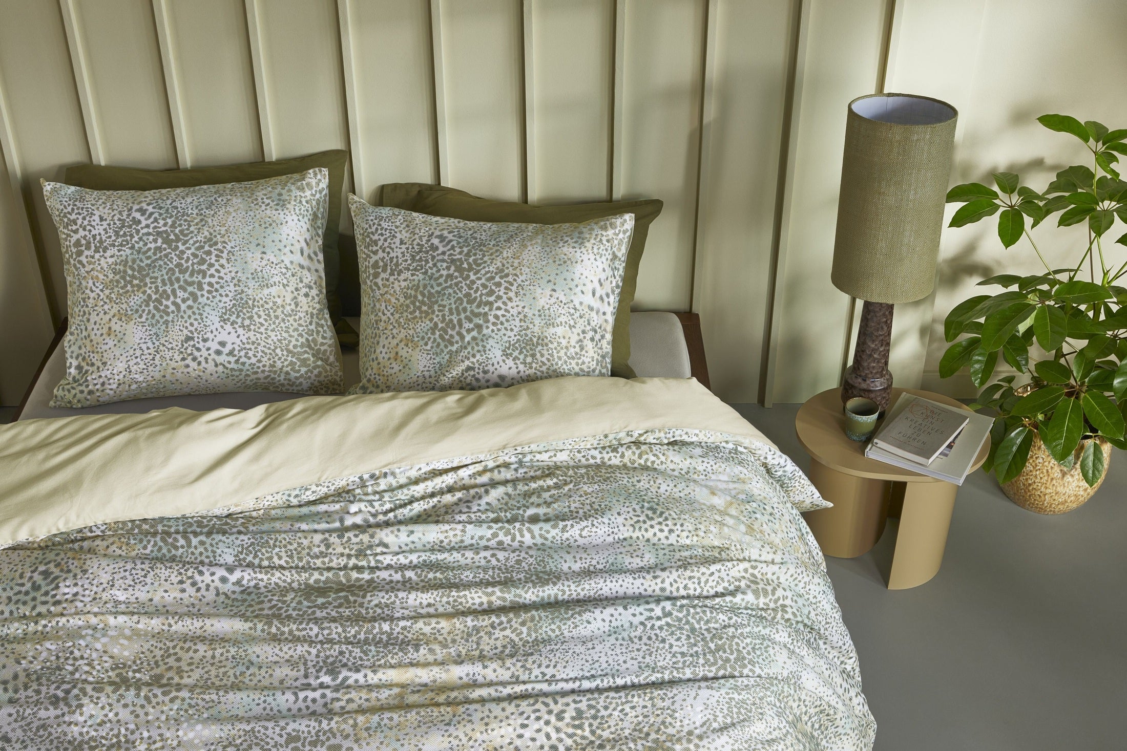 Beddinghouse Dekbedovertrek Satijn Sia - Groen