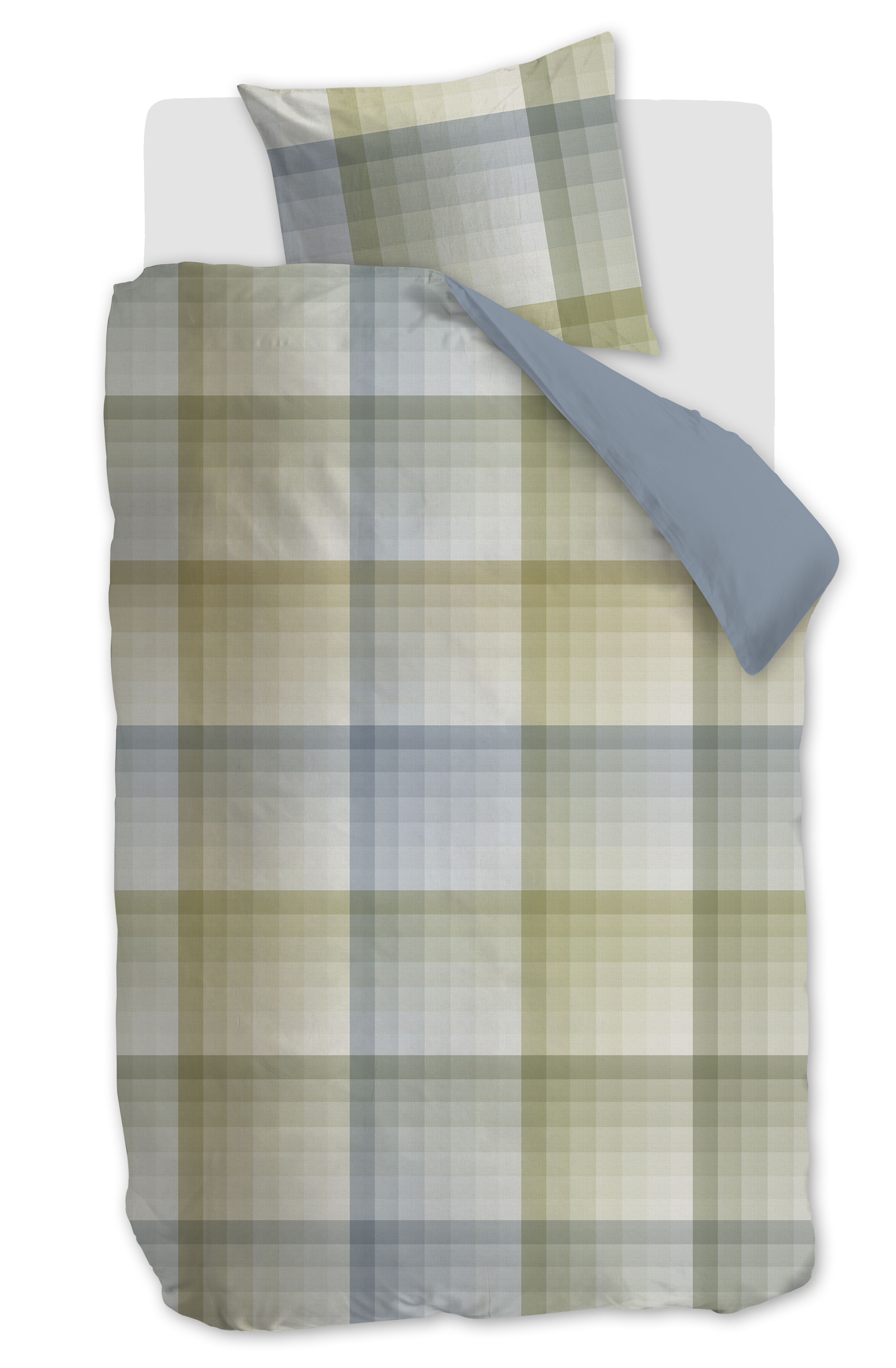 Beddinghouse Dekbedovertrek Satijn Sil - Blauw Groen