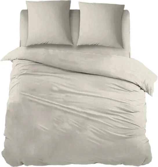 Sleepnight dekbedovertrek jersey Brigitte #kleur_beige
