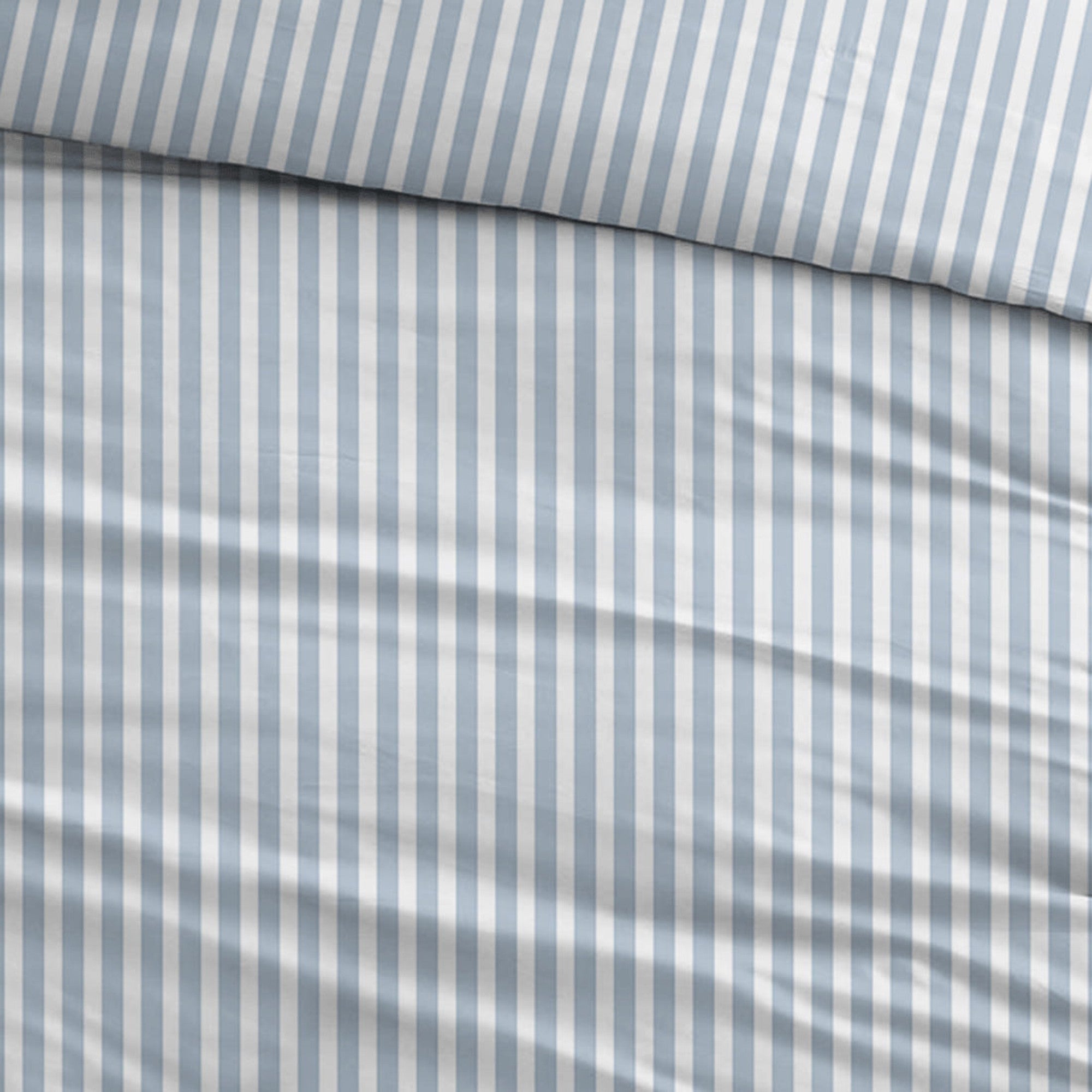 Sleepnight dekbedovertrek flanel Iris blauw