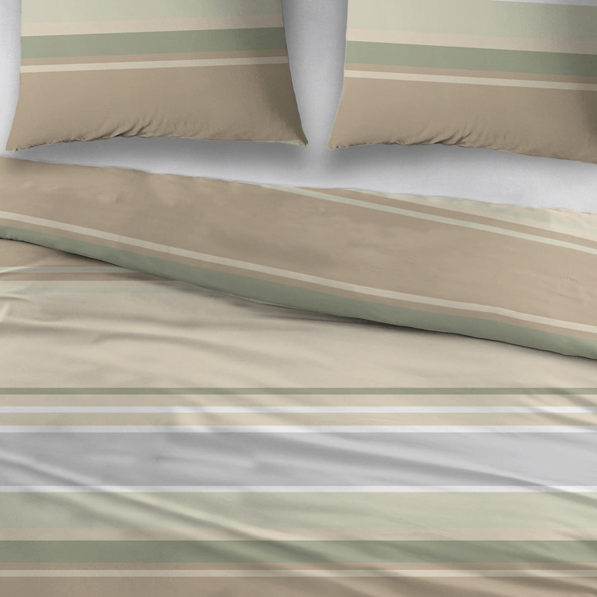 Sleepnight dekbedovertrek flanel Paulien beige