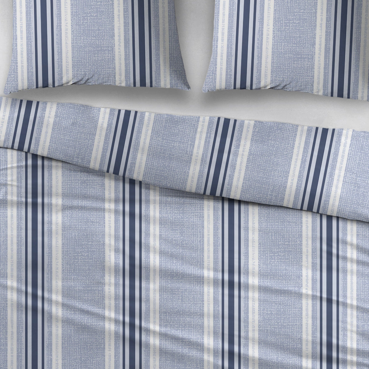 Sleepnight dekbedovertrek flanel Philomeen blauw