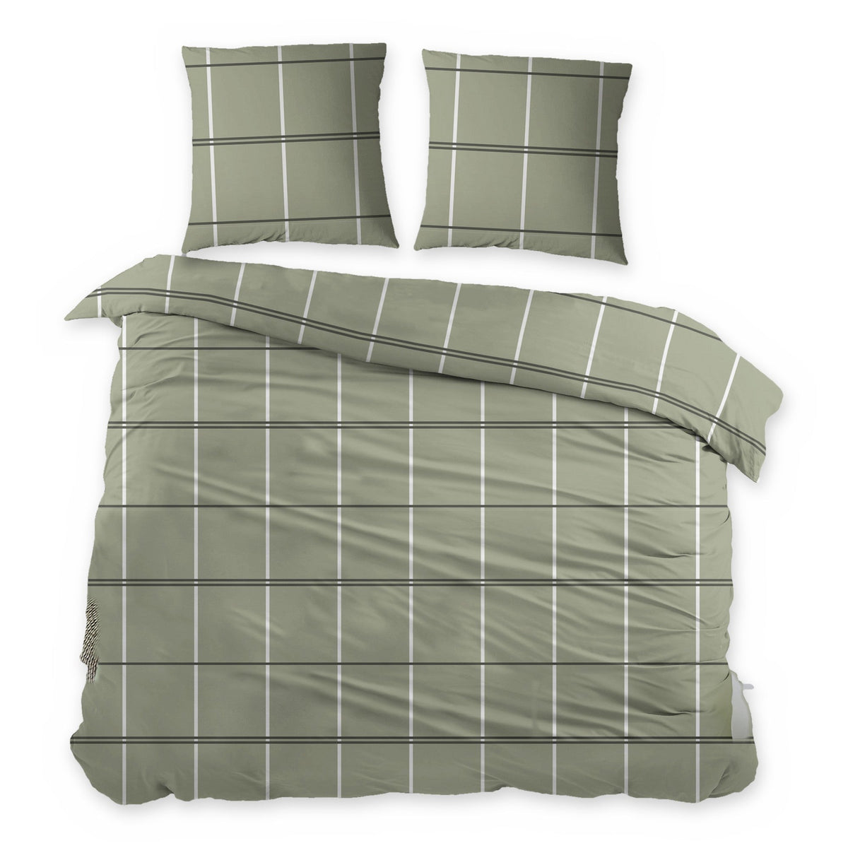 Sleepnight lakenset flanel Pommelin groen