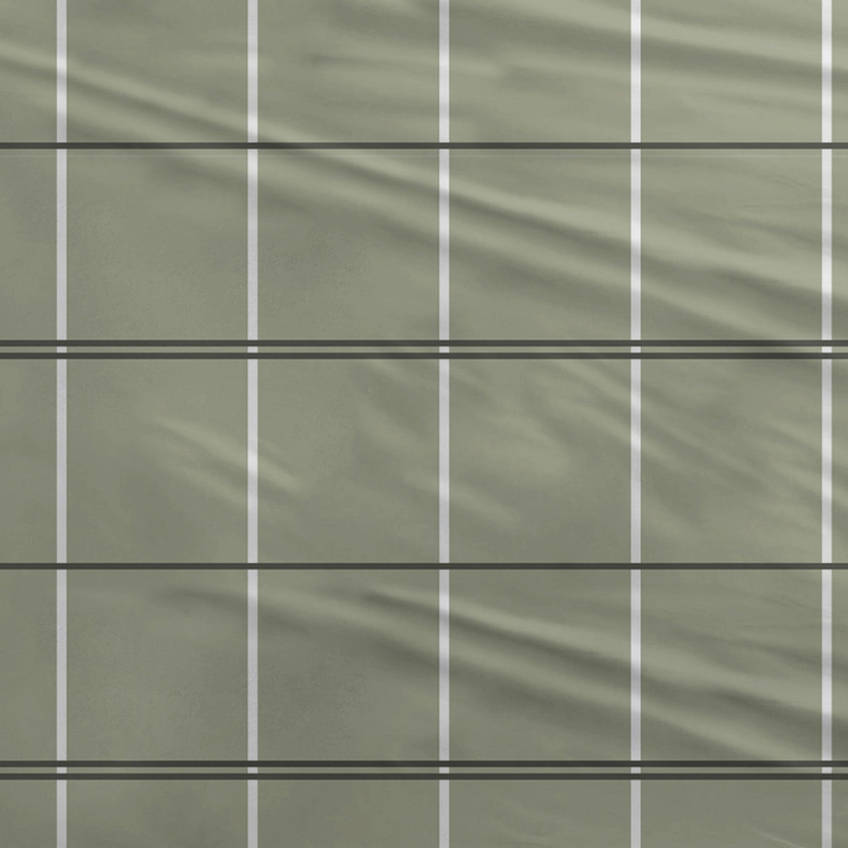 Sleepnight dekbedovertrek flanel Pommelin groen