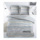 Sleepnight dekbedovertrek katoen Kristel, blauw
