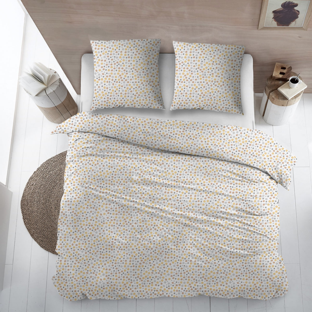 Sleepnight dekbedovertrek percale Cerises jaune