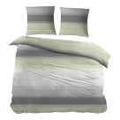 Sleepnight dekbedovertrek percale Poires gris vert