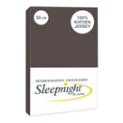Sleepnight hoeslaken jersey 30 cm Dark Grey